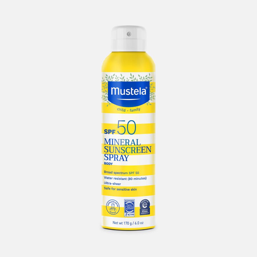 Mustela Mineral Sunscreen Spray, SPF 50, 6 oz., , large image number 0