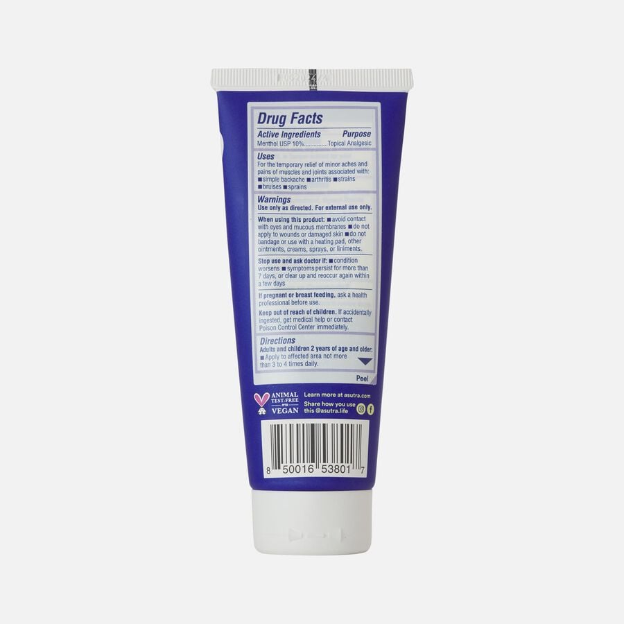 Asutra Relieve Your Pain Menthol and Magnesium Cream, , large image number 1