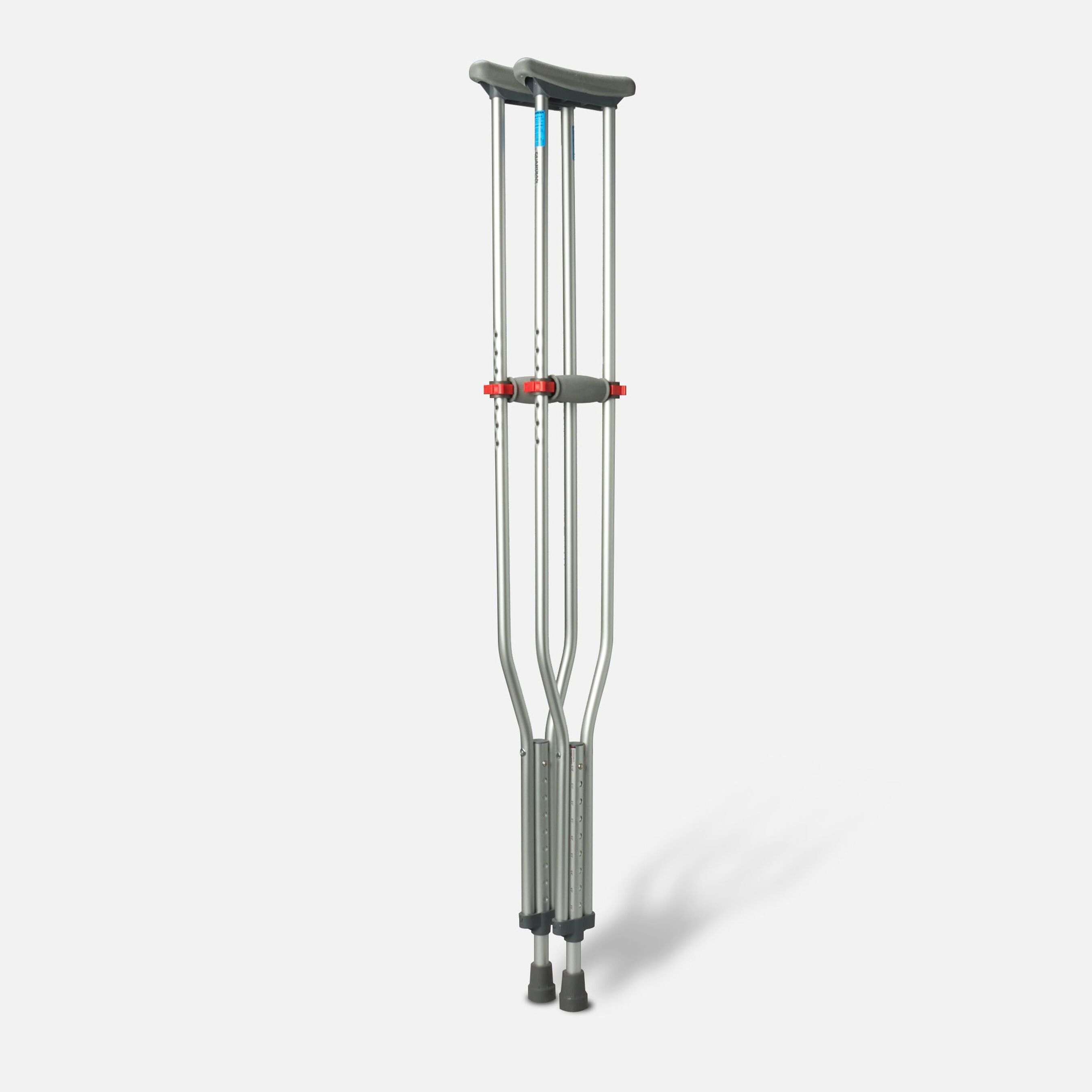 Medline Red Dot Button Adult Tall Crutches 1 Pair (90214)