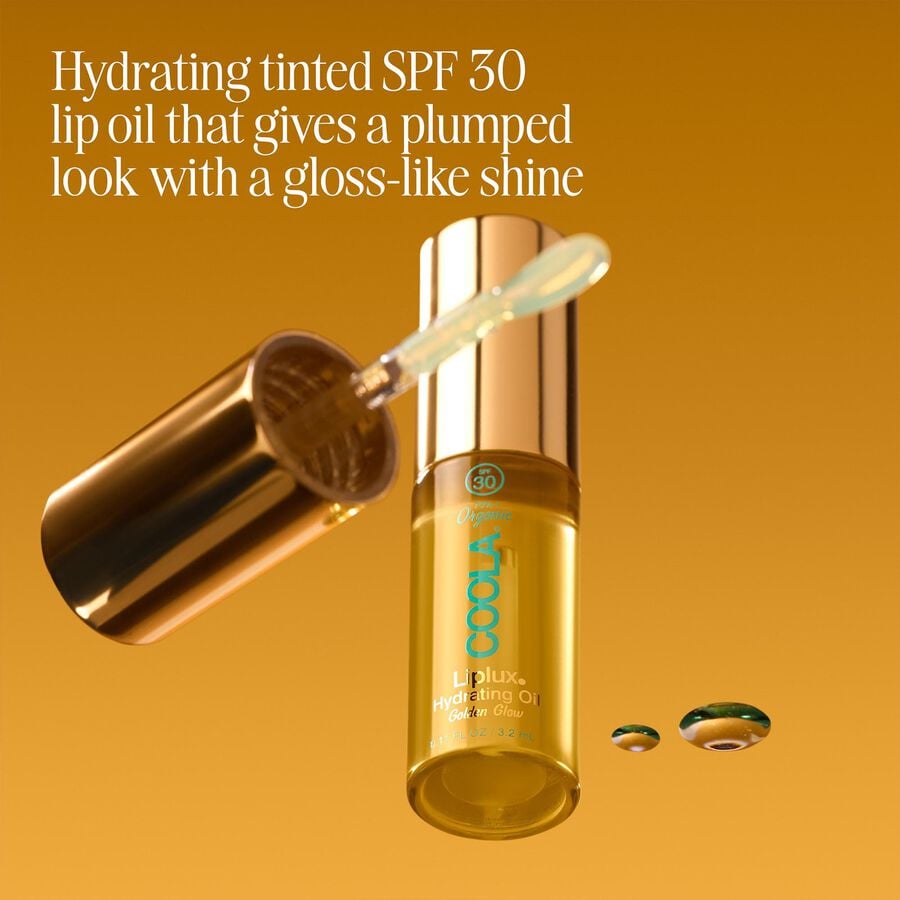 COOLA Classic Liplux Organic Hydrating Lip Oil Sunscreen SPF 30, .11 fl oz., , large image number 3