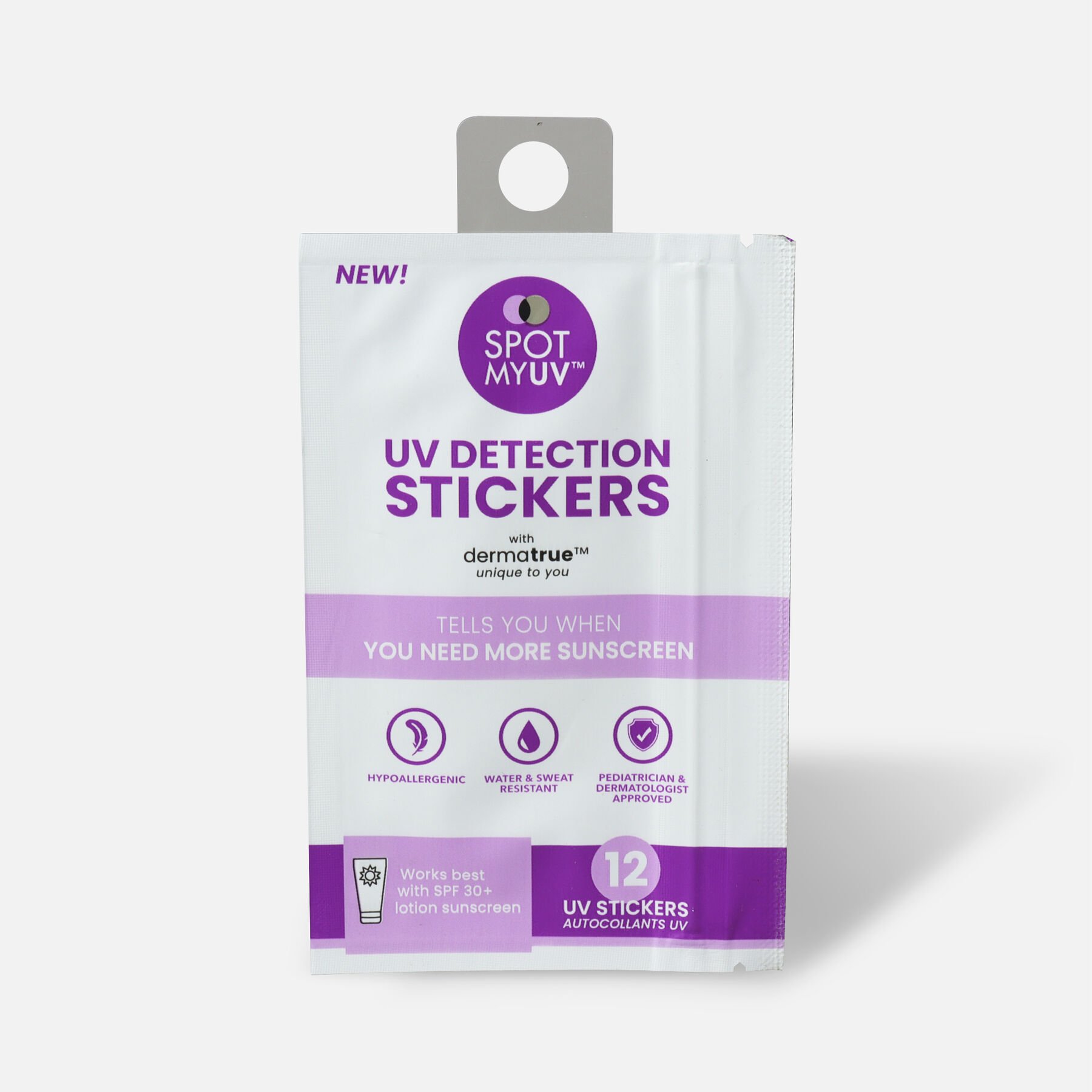 SPOTMYUV UV Detection Stickers, 12 count