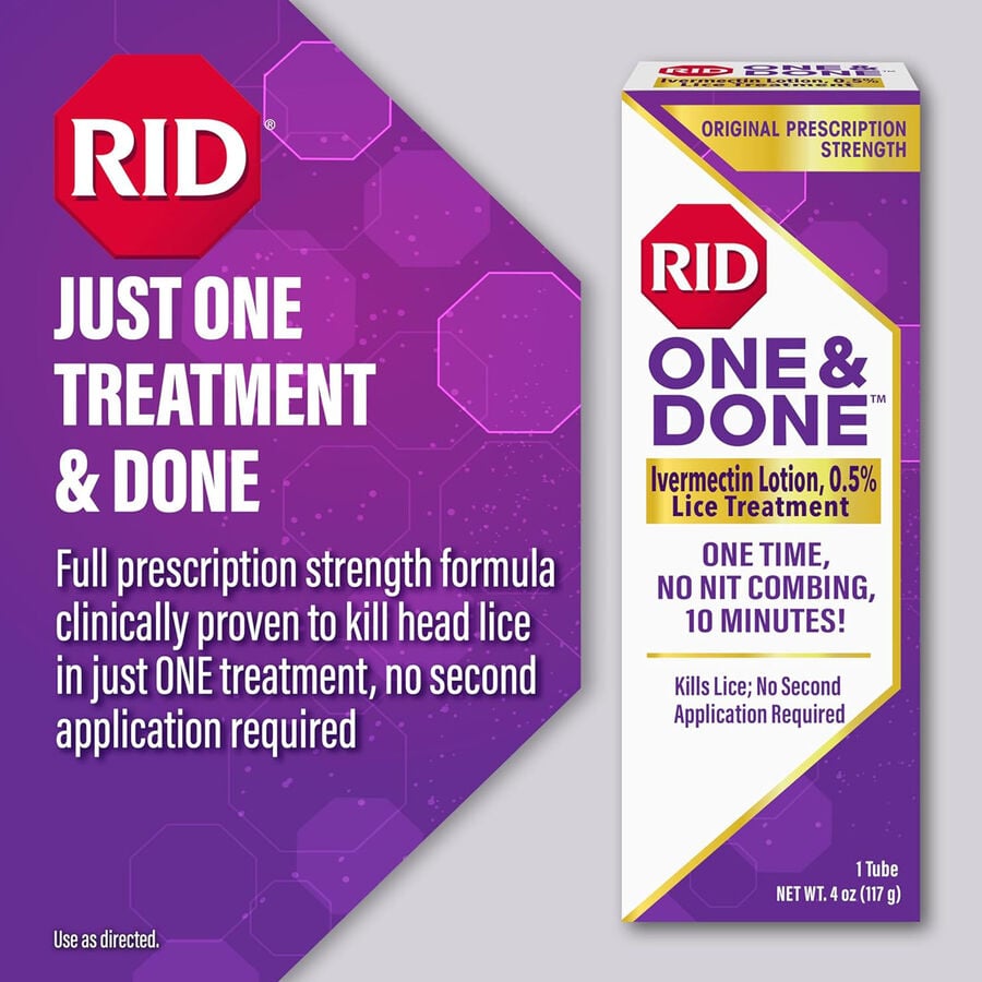 RID ONE & DONE Lice Treatment, 4 oz., , large image number 2