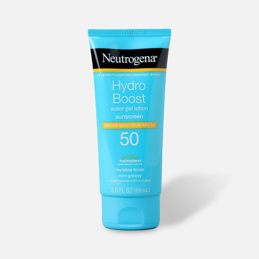 Neutrogena Hydro Boost Water Gel Moisturizing Sunscreen Lotion, SPF 50, 3 fl oz., , large image number 0