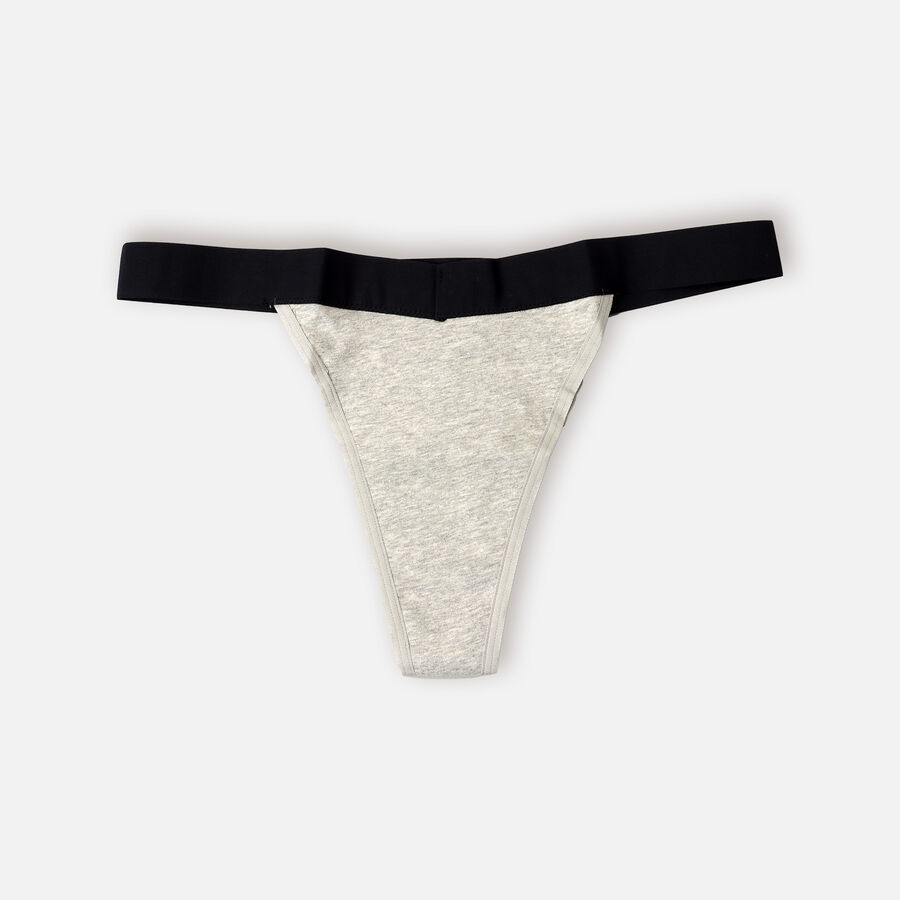 Thinx Period Proof Cotton Thong, , large image number 1