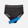 Mommy Matters HEAL 2-in-1 Postpartum Panty in Black, Size Large, , large image number 0