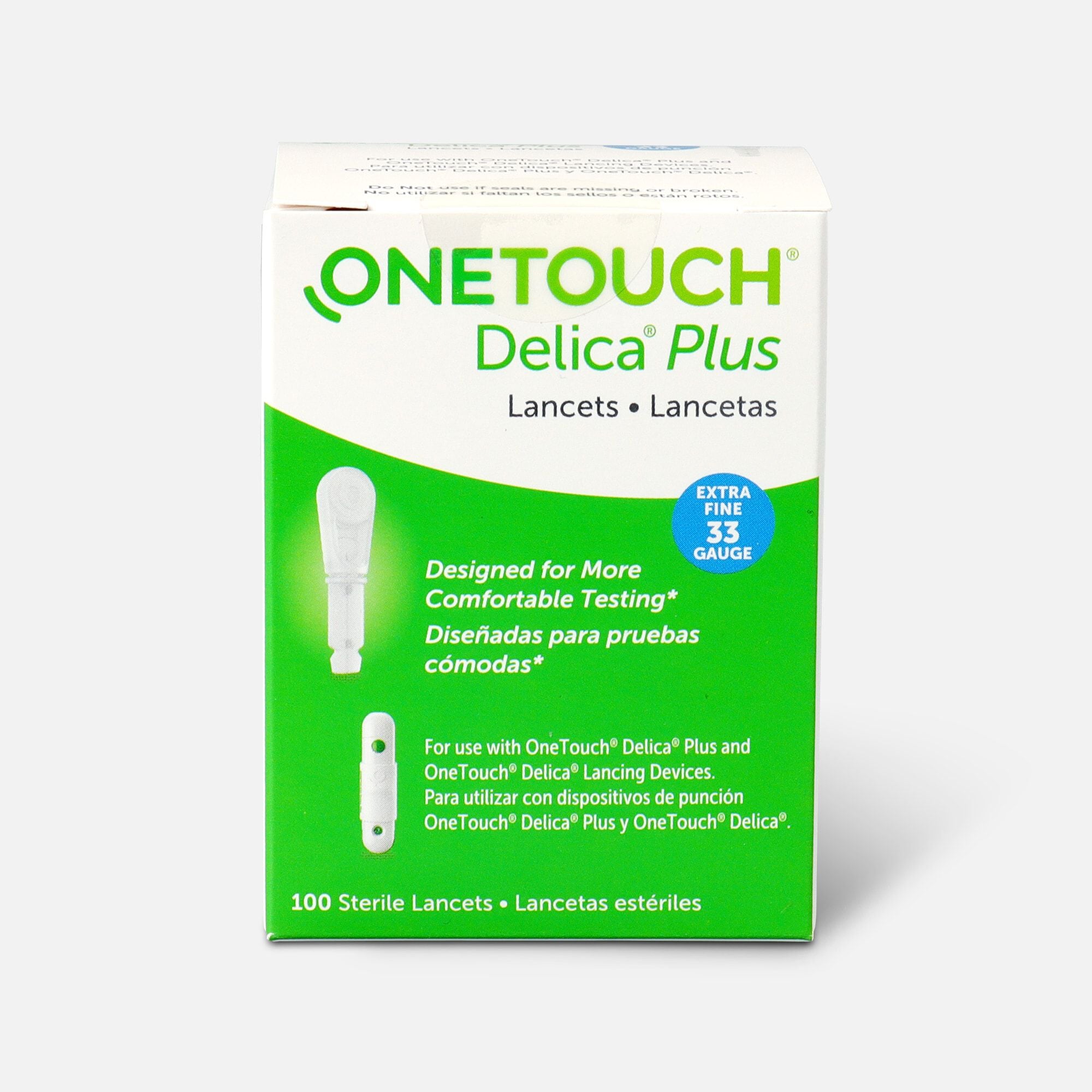 OneTouch Delica Plus Lancet 33g, 100 ct. by OneTouch | HSA Store