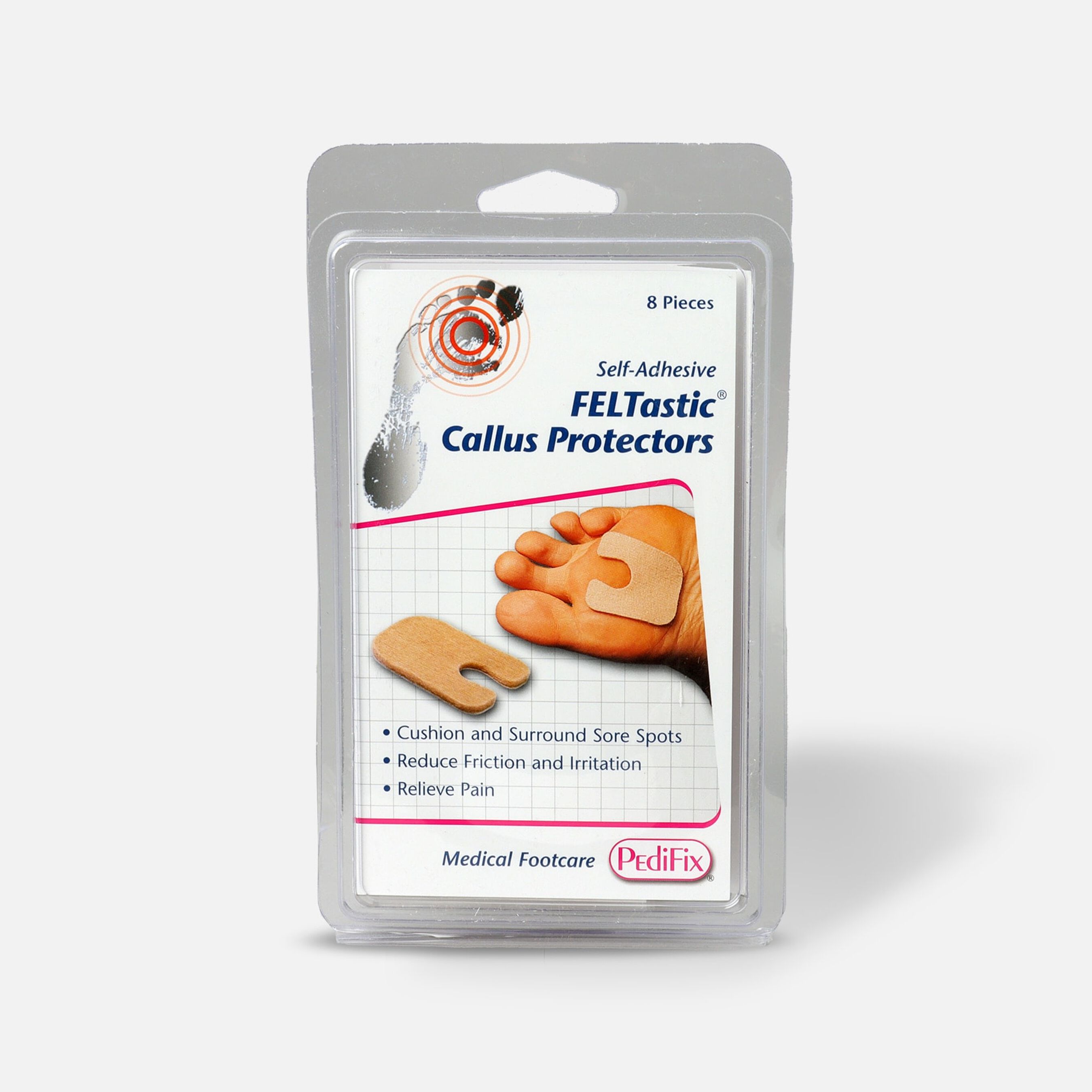 Pedifix Felt Callus Protectors 8 Pk
