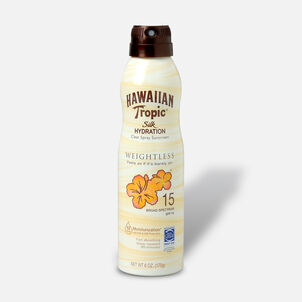 Hawaiian Tropic Silk Hydration Weightless Sunscreen Spray, 6 oz.