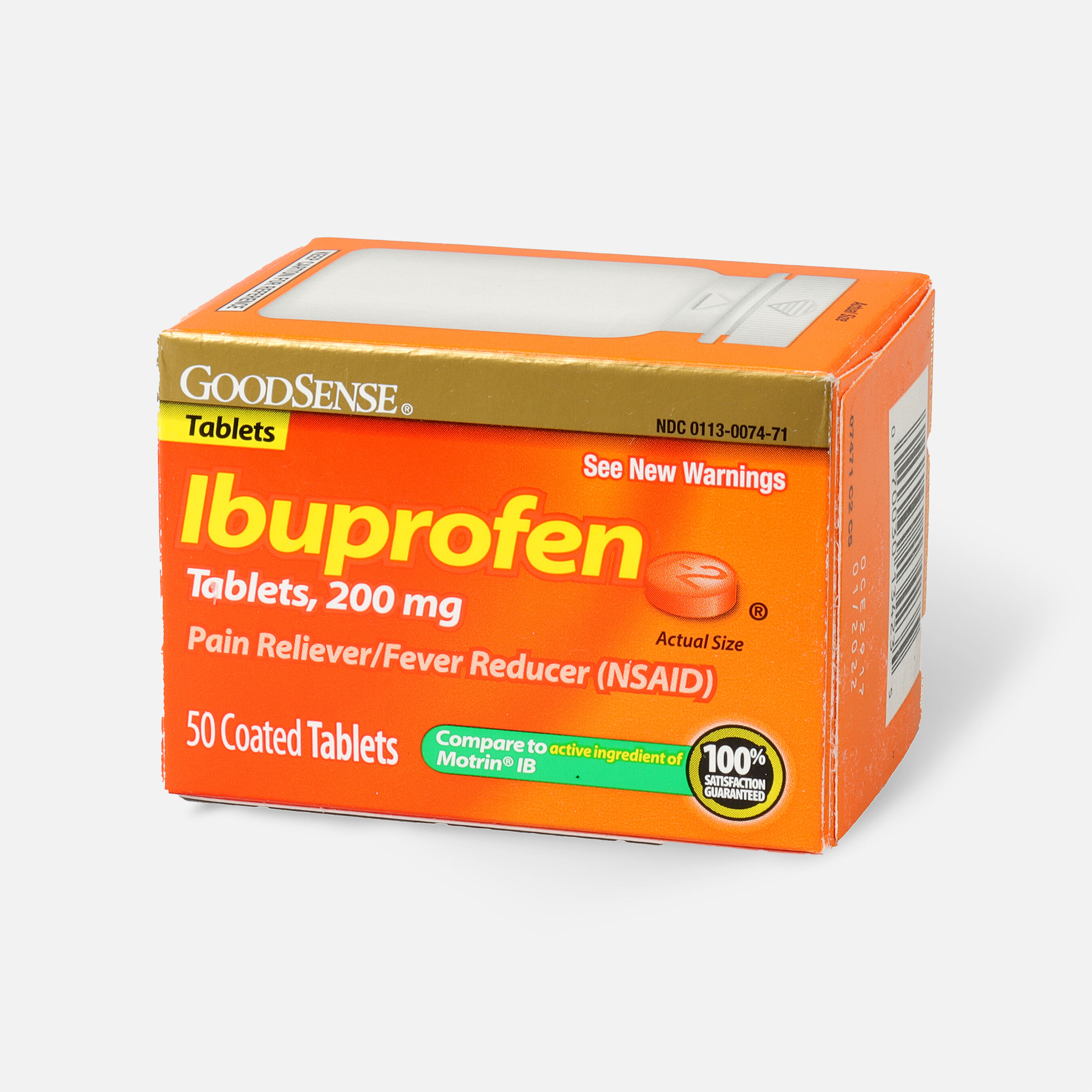 GoodSense® Ibuprofen IB 200 mg Coated Tablets, 50 ct