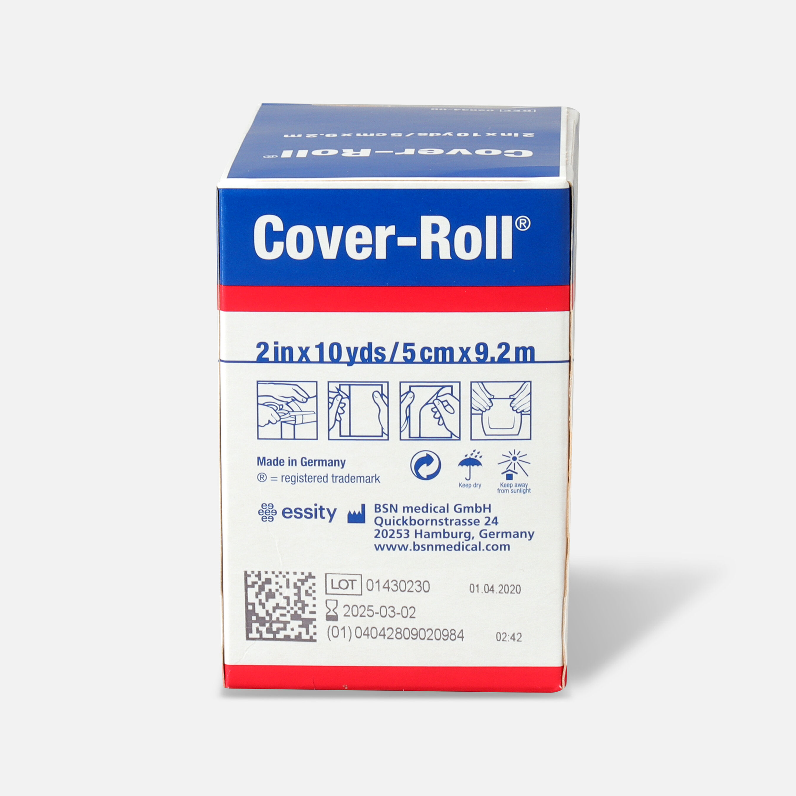 CoverRoll Stretch NonWoven Adhesive Bandage 2" x 10 yds., 1ct