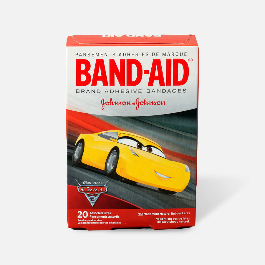 Band-Aid Adhesive Bandages, Disney/Pixar Cars 3, 20 ct., , large image number 0
