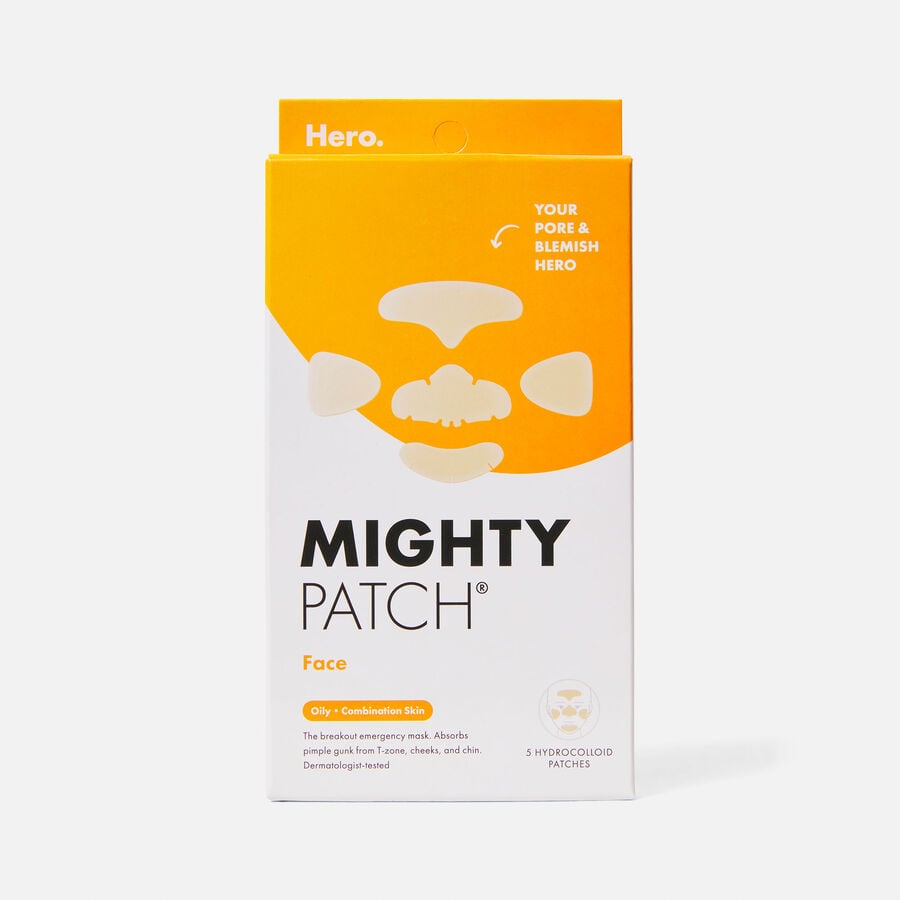 Mighty Patch Face Patches, Oily & Combination Skin, 5 pc., , large image number 0
