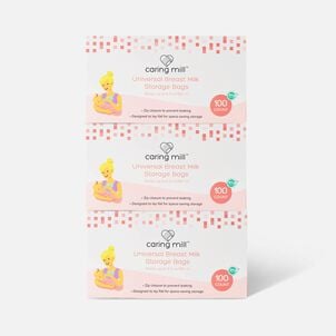 Caring Mill™ Breast Milk Universal Storage Bags 100 ct. (3-Pack)