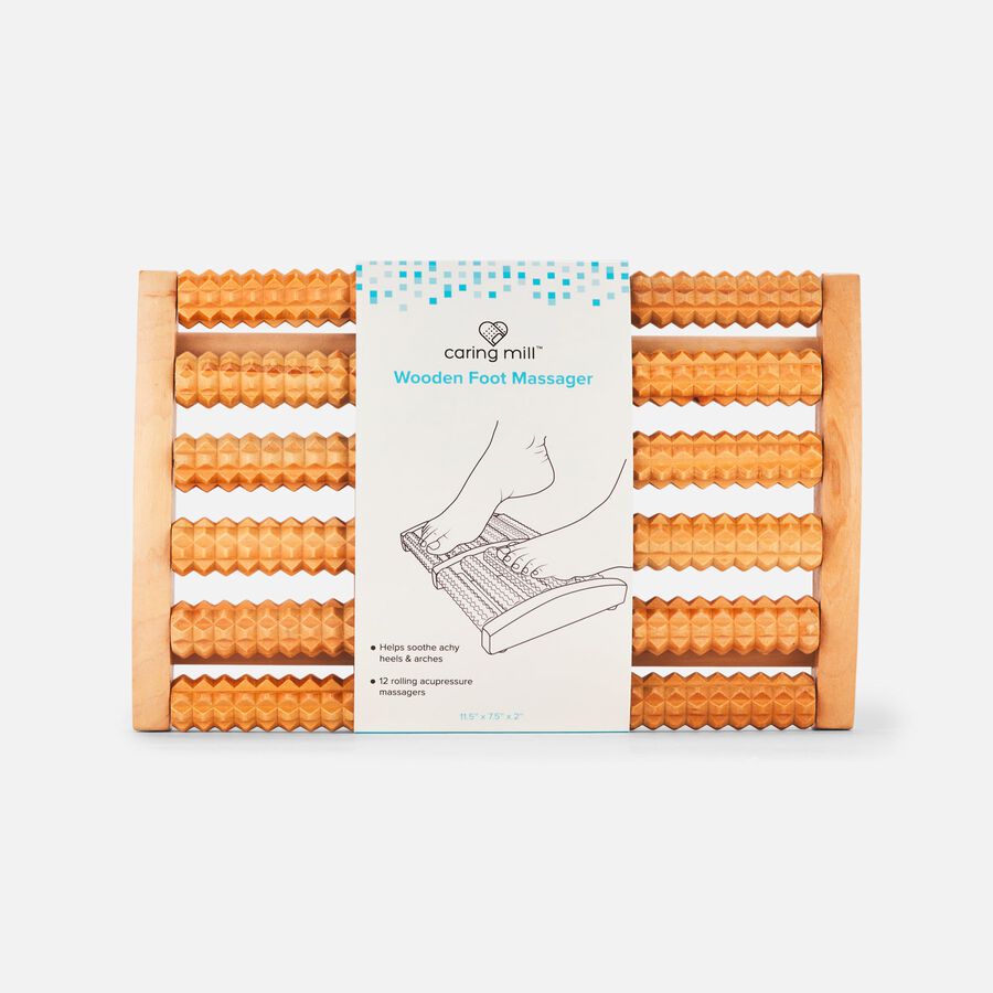 Caring Mill  Foot Pain Relief Multi Roller, Wood, , large image number 1