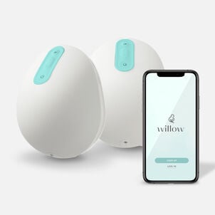 Willow Generation 3 Wearable Double Electric Breast Pump- White-27 mm