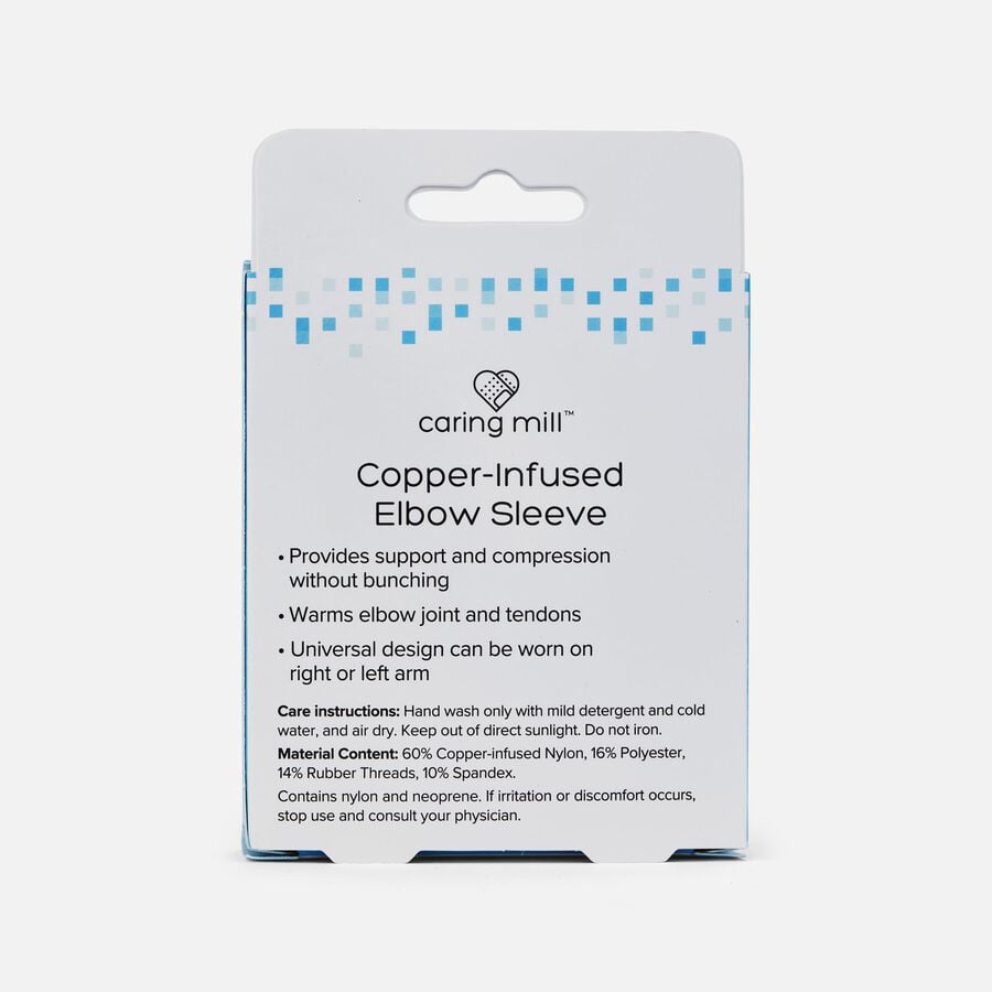 Caring Mill&trade; Copper-Infused Elbow Compression Sleeve, M/L, , large image number 2
