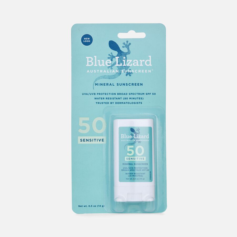Blue Lizard Sensitive Sunscreen SPF 50 Stick, 0.5 oz., , large image number 0