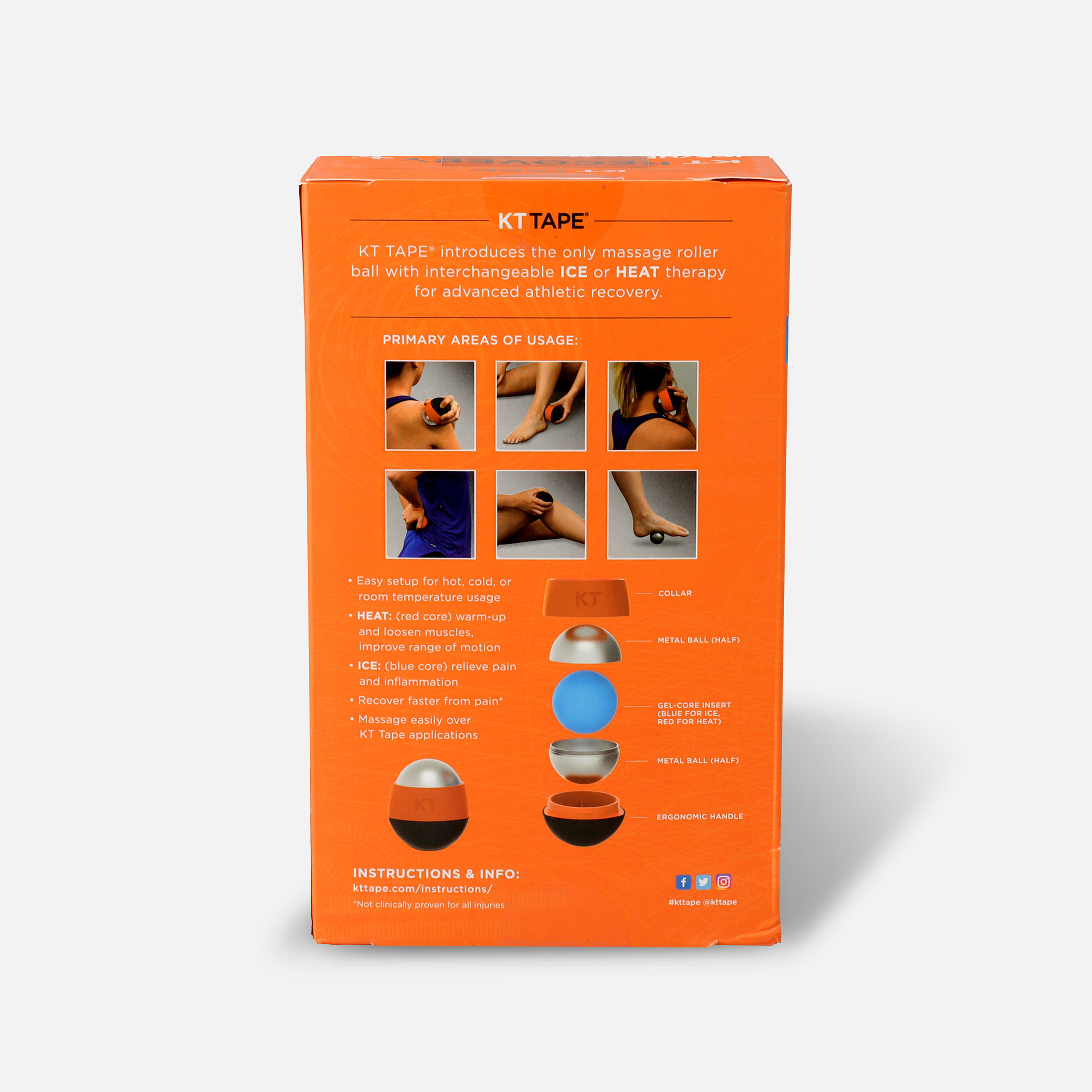 KT Tape Recovery Ice/Heat Massage Ball