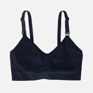 Ingrid + Isabel Basics Pumping + Nursing Bra, Black, Size XL