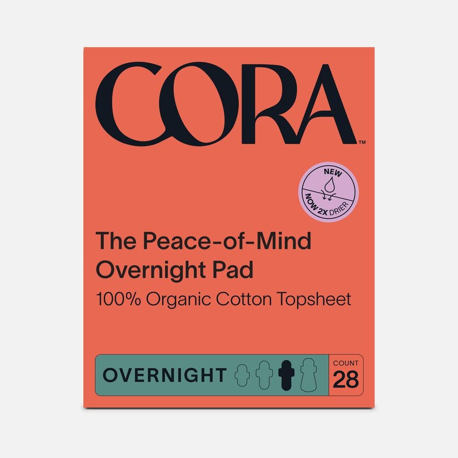 Cora Organic Cotton Ultra Thin Period Pads, , large image number 1