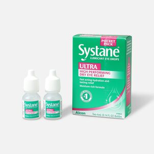 Systane Ultra Lubricating Eye Drops, 4 mL, Twin Pack
