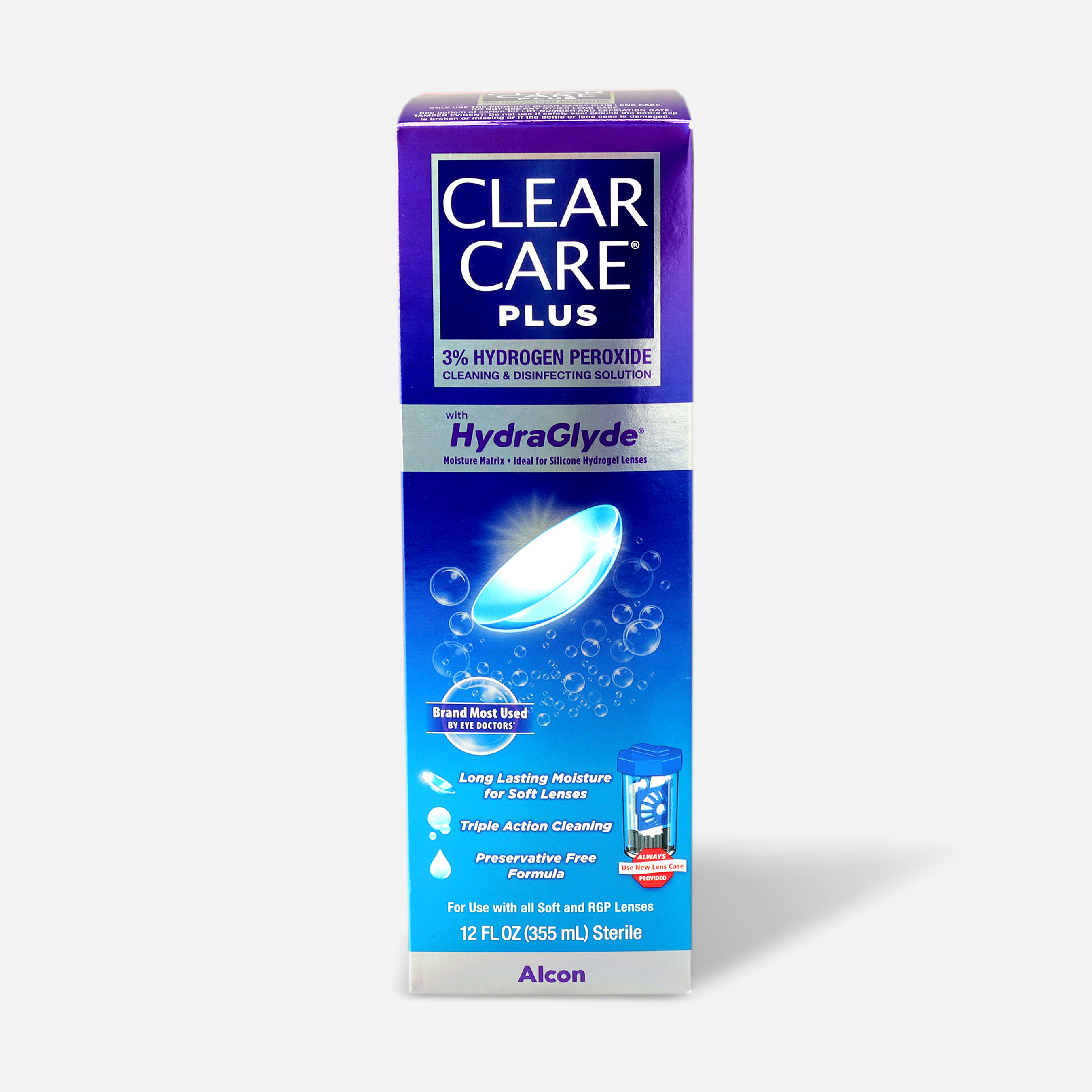 Clear Care Plus Cleaning and Disinfecting Solution