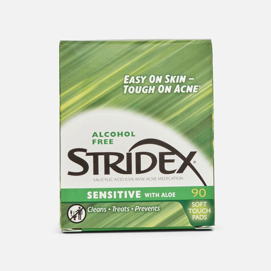 Stridex Medicated Pads Sensitive, 90 ct., , large image number 0