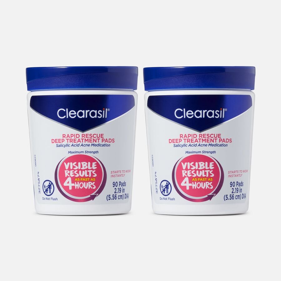 Clearasil Rapid Rescue Deep Treatment Pads - 90 ct. (2-Pack), , large image number 0