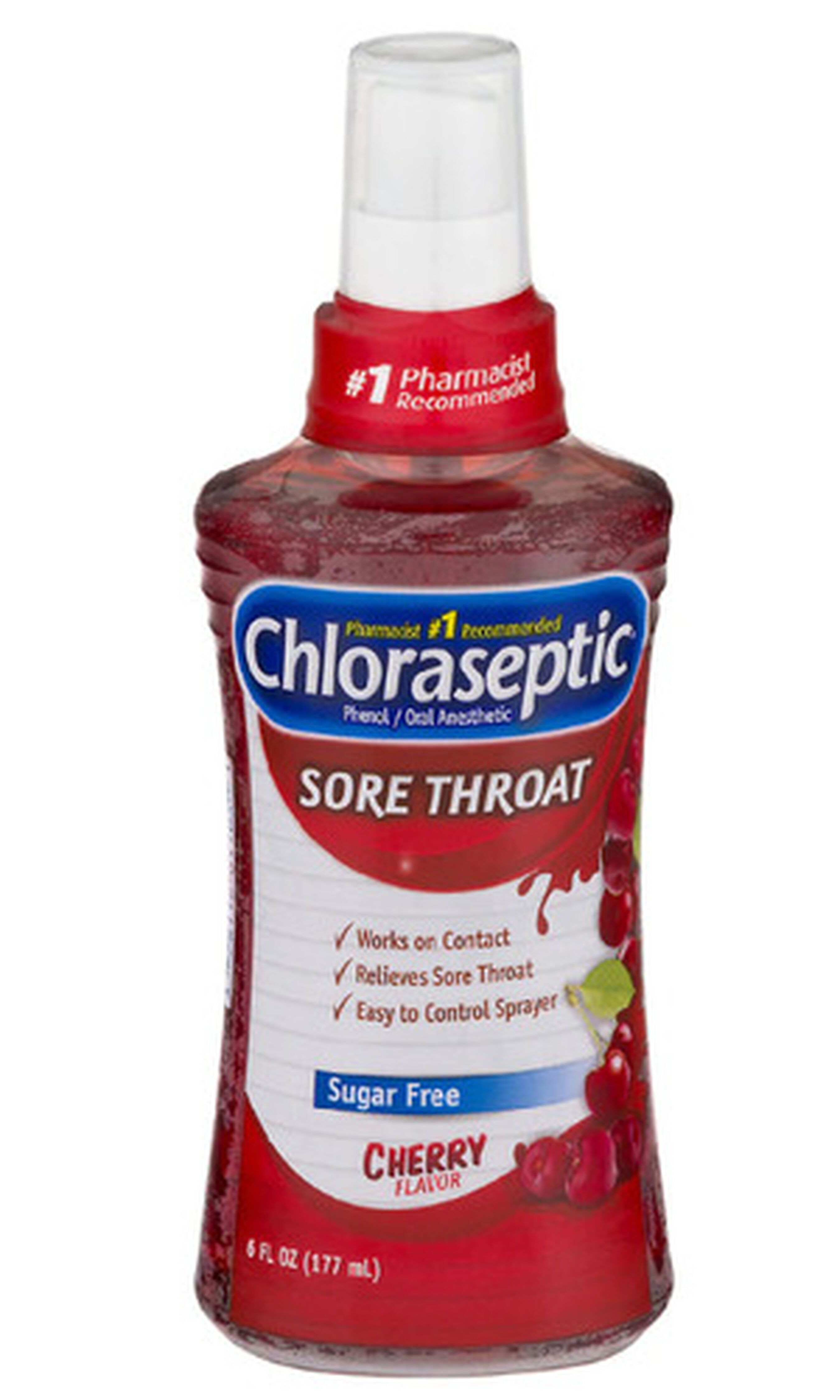 Chloraseptic, Cherry, Sore Throat Spray, 6oz