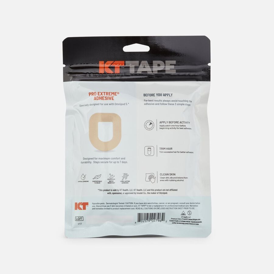 KT Tape CGM Omnipod-5 Patches, 20 ct., , large image number 1