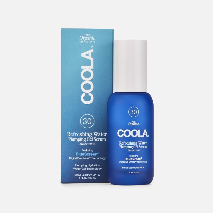 COOLA Refreshing Water Plumping Gel Serum Sunscreen, SPF 30, 1 oz., , large image number 0