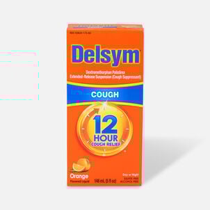 Delsym Adult Liquid, Orange with Dosage Cup, 5 oz.