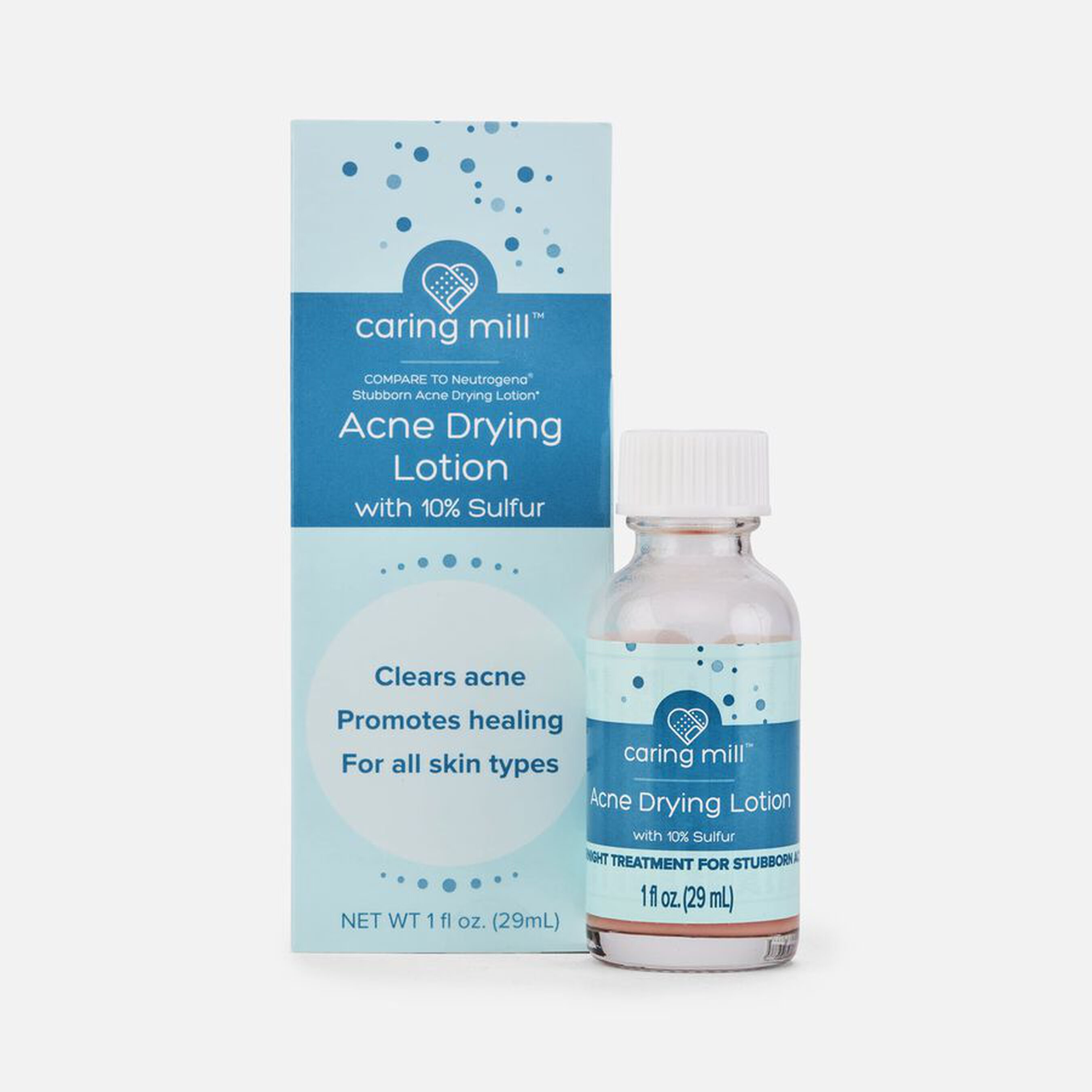 HSA Eligible Caring Mill™ Acne Drying Lotion with Silicone Applicator