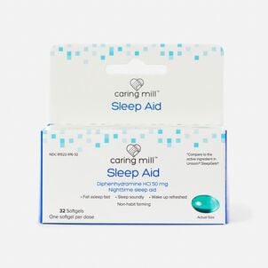 Caring Mill™ Maximum Strength Sleep Aid Soft gels, 32 ct.