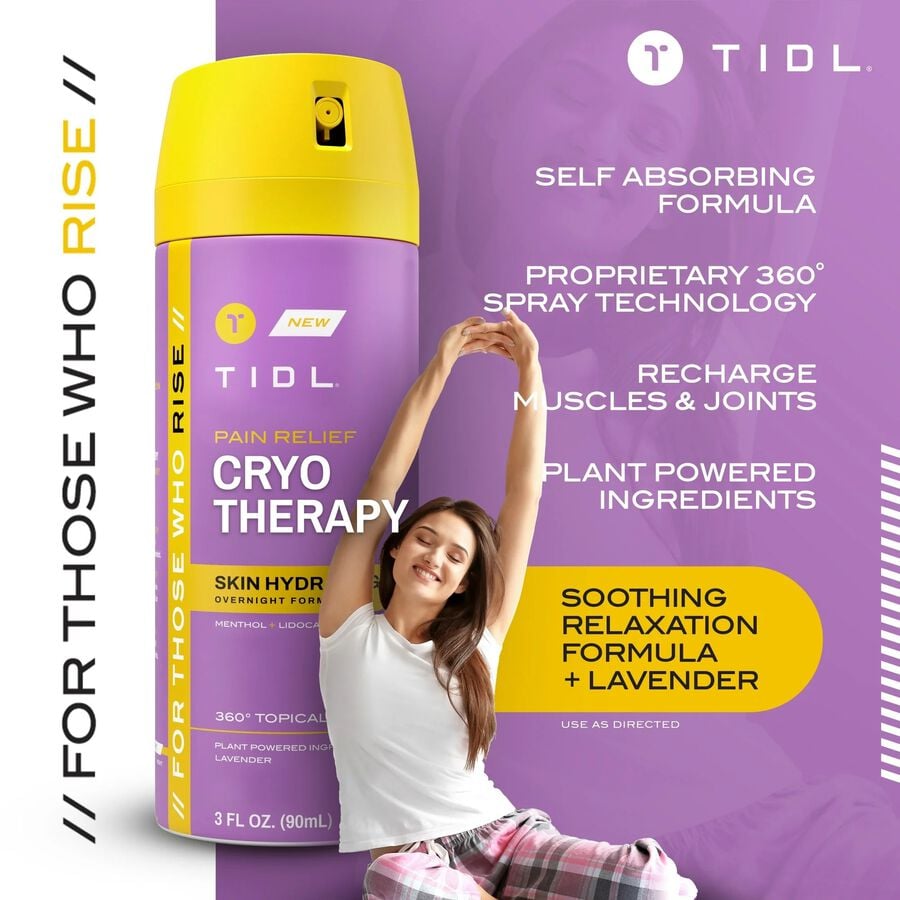 TIDL Evening Therapy Pain Relief Spray, Lavender, 3 oz., , large image number 4
