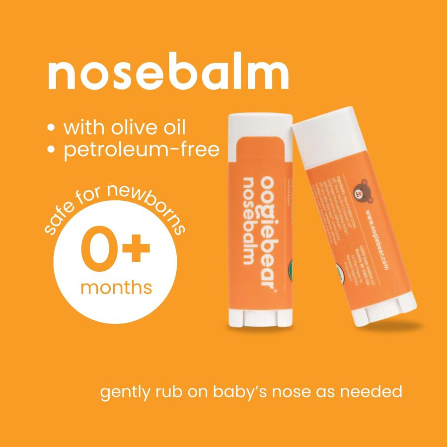 Oogiebear Organic Mini Nosebalm and Chestrub, , large image number 1