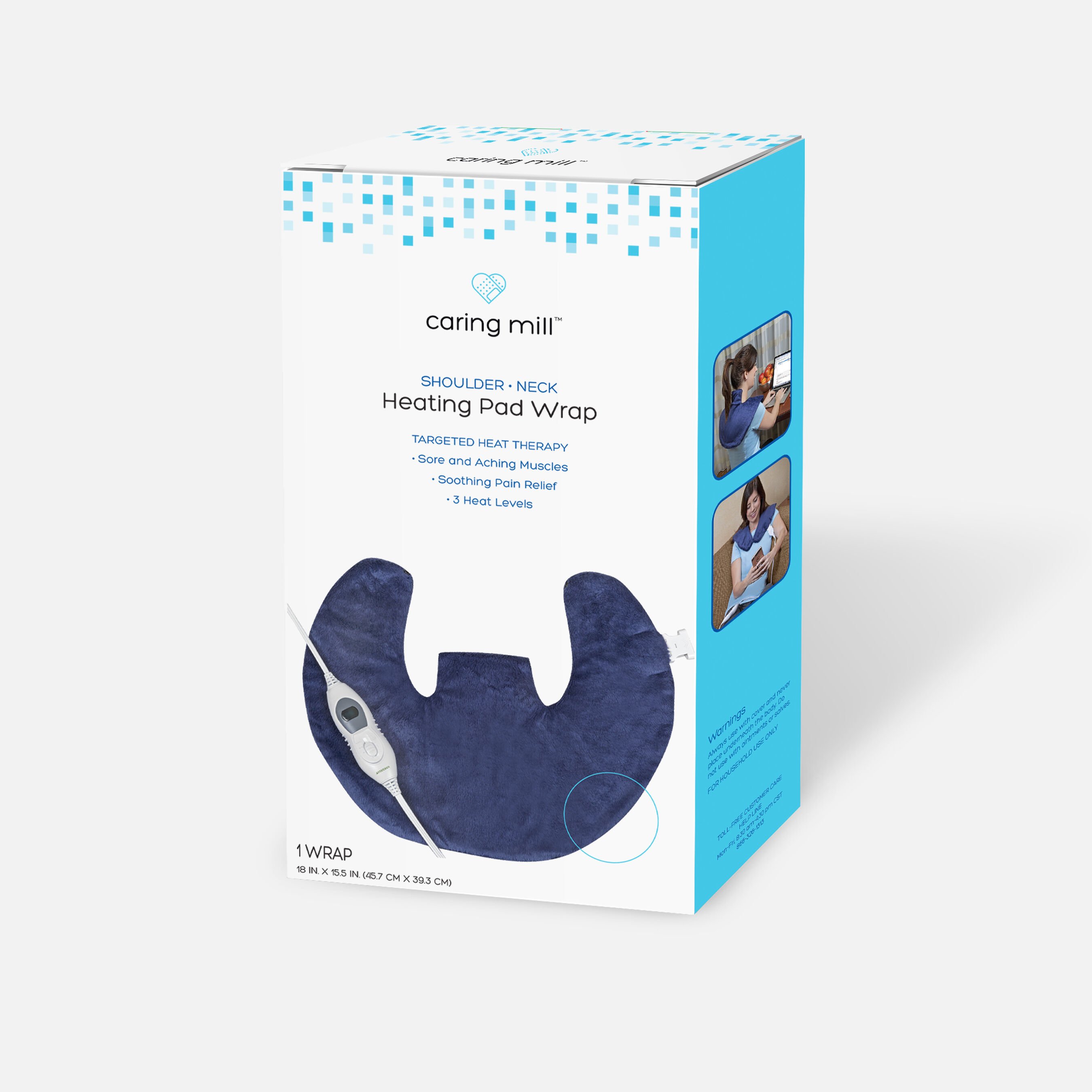 HSA Eligible Caring Mill™ Shoulder and Neck Heating Pad HSA Eligible