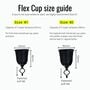 FLEX Menstrual Cup, FULL Fit (includes 2 FREE Menstrual Discs), , large image number 3