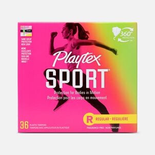 Playtex Sport Regular Tampons, Unscented, 36 ct.