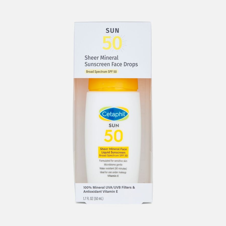 Cetaphil Sheer Mineral Face Liquid Drops SPF 50, 1.7 oz., , large image number 0