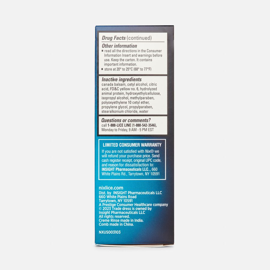 Nix Lice Killing Crème Rinse with Nit Comb, 2 fl oz., , large image number 4