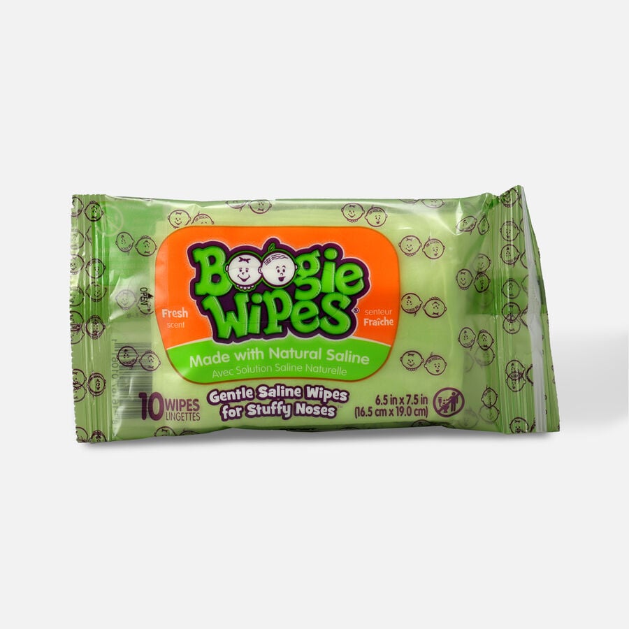 Boogie Wipes Saline Nose Wipes, , large image number 3