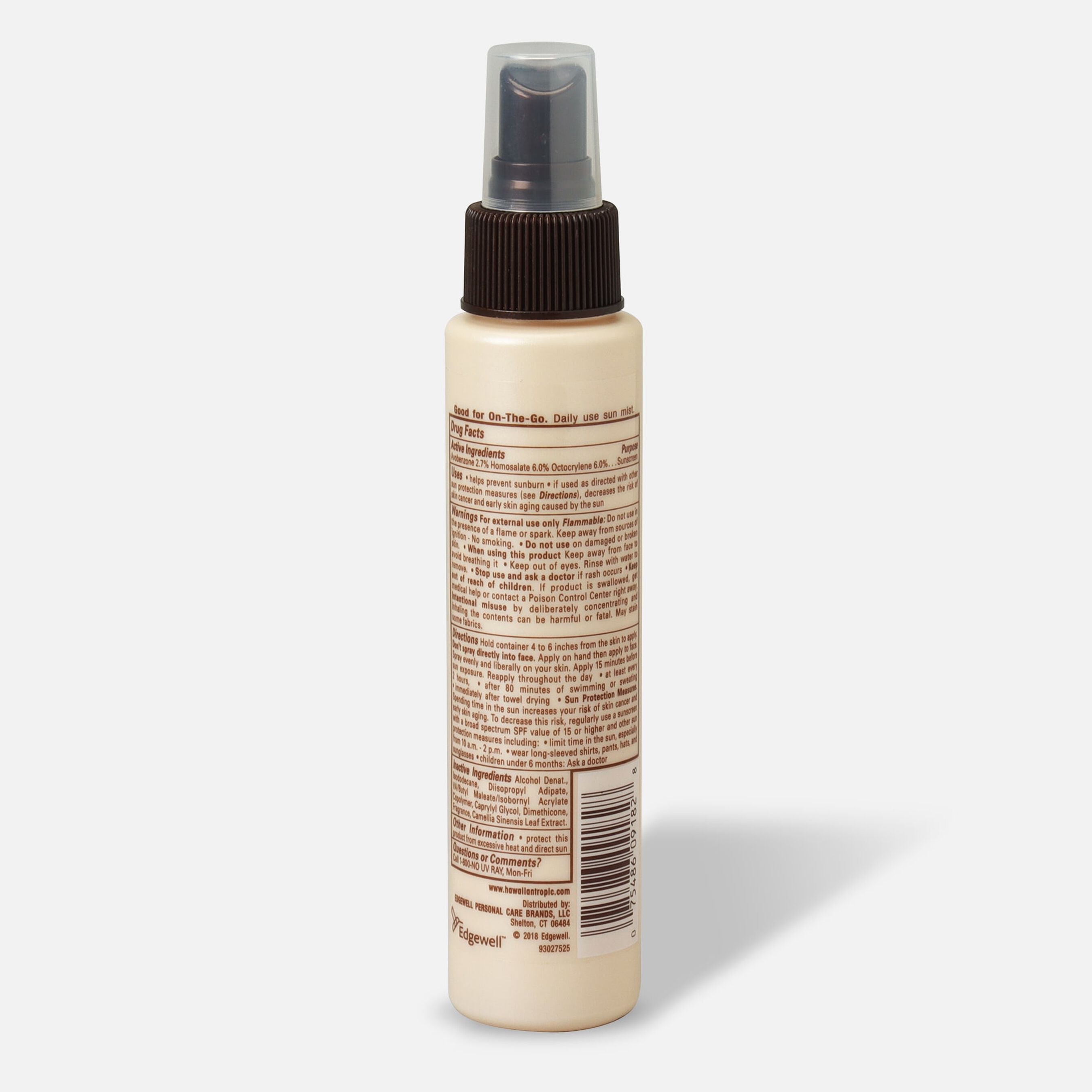 Hawaiian Tropic Antioxidant+ Sunscreen Mist SPF 30, 3.4oz.