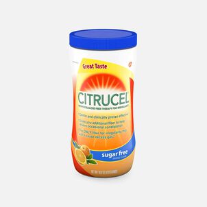 Citrucel Sugar Free Orange Flavor Methylcellulose, Fiber Therapy Powder for Regularity, 16.9 oz.