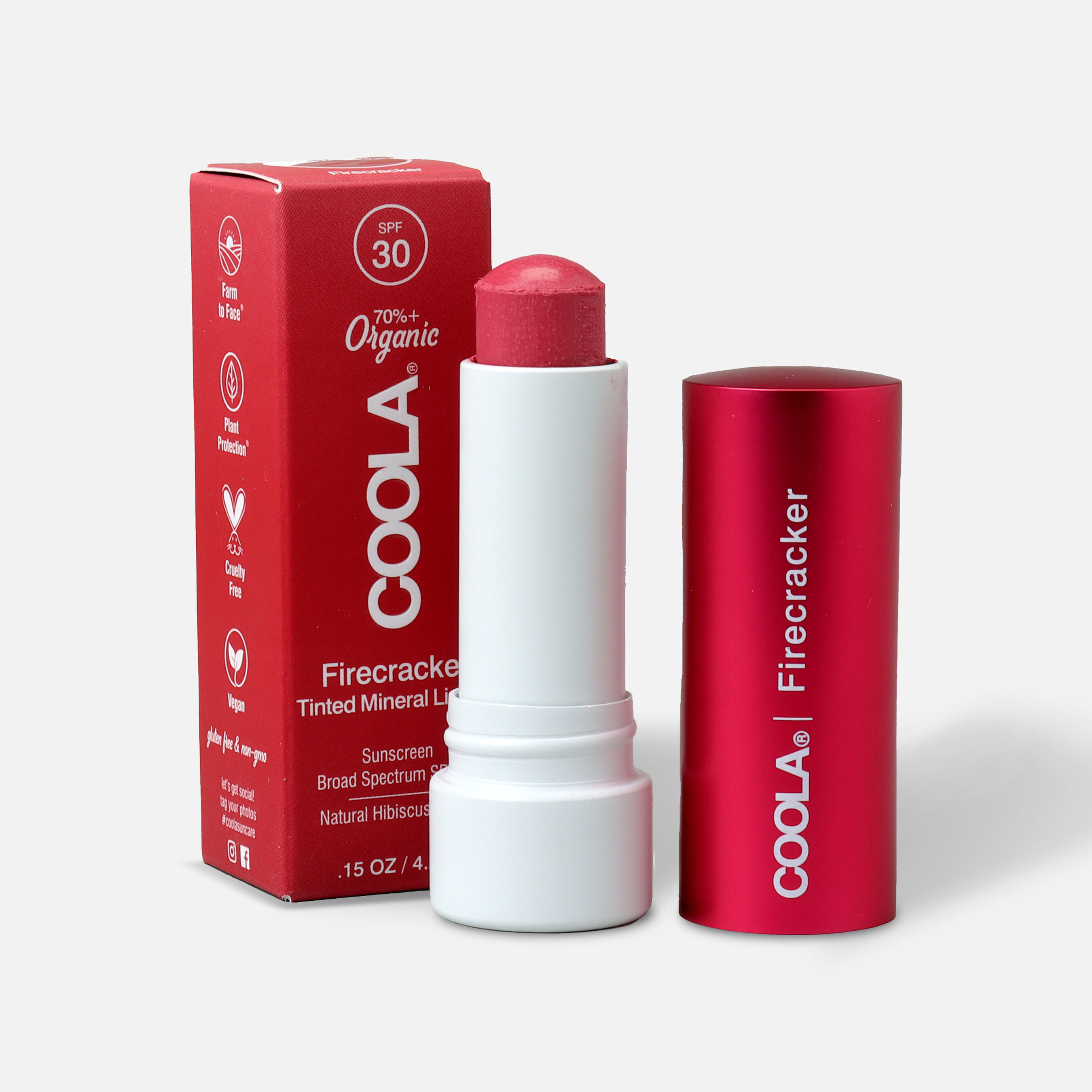 Coola Mineral Liplux SPF 30 Lip Balm, .15 oz.