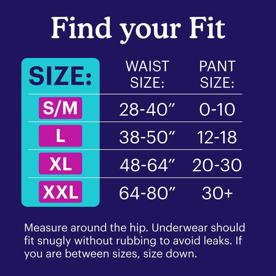 Because Overnight Plus Bladder Control Underwear, , large image number 3