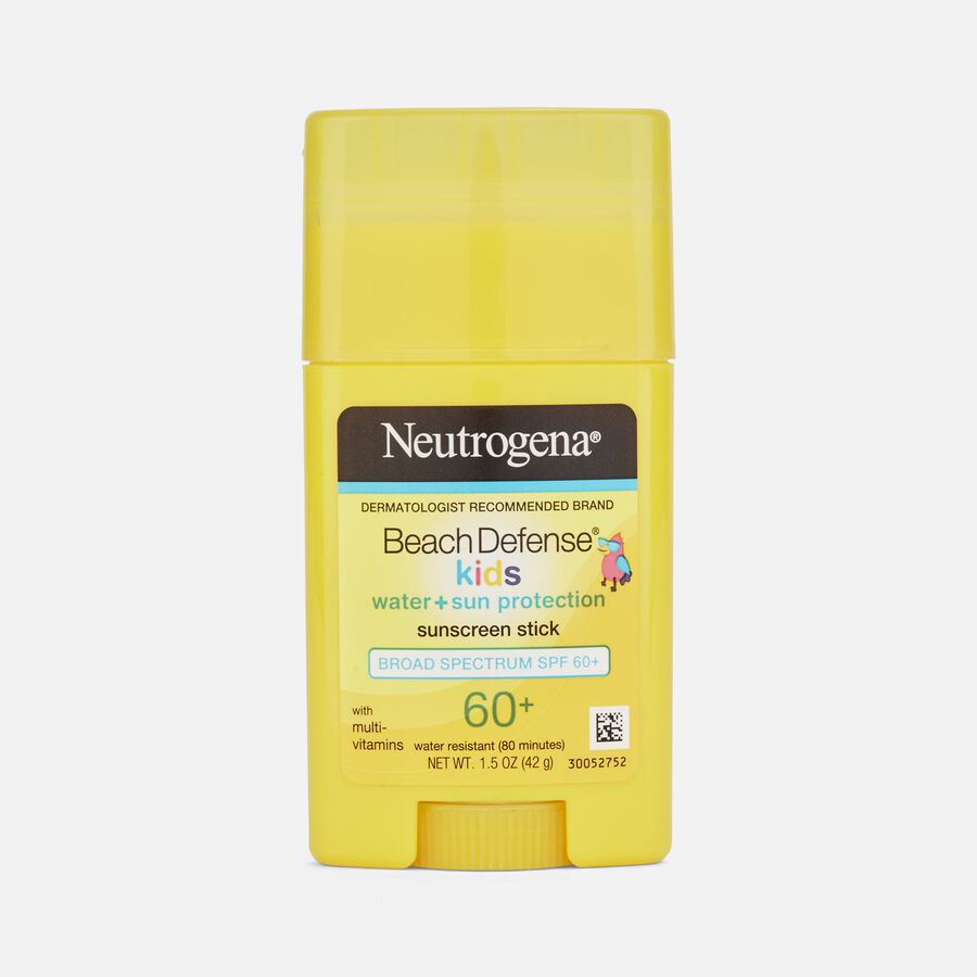 Neutrogena Beach Defense Kids Sunscreen Stick, SPF 60+, 1.5 oz., , large image number 0