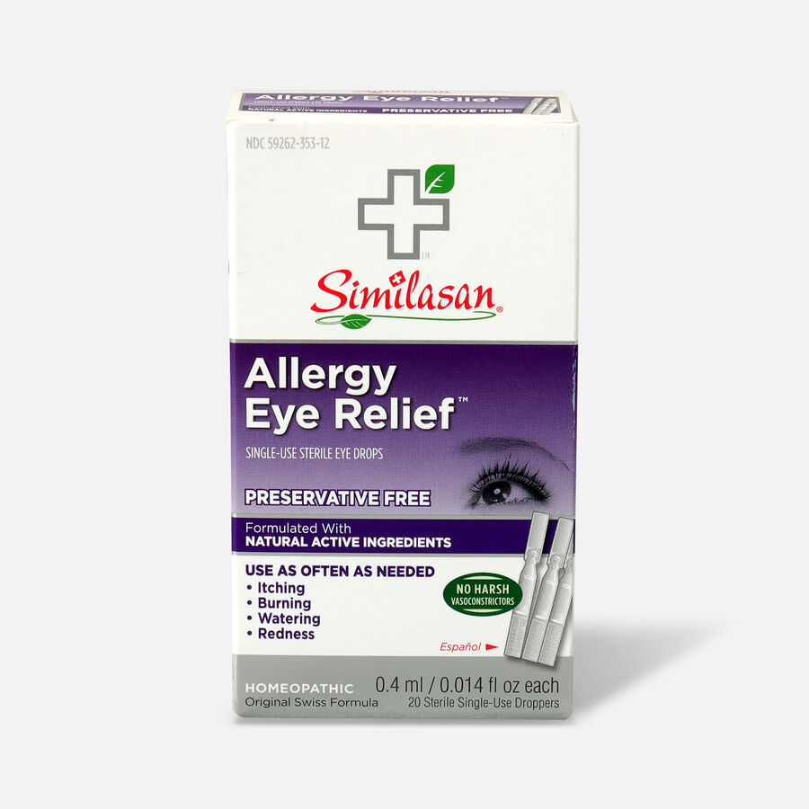 Similasan Allergy Eye Relief, 20 Single Use Droppers, 0.015 fl oz., , large image number 0