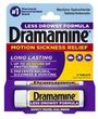 Dramamine Motion Sickness Relief Tablets, Less Drowsy Formula, 8 ct., , large image number 0