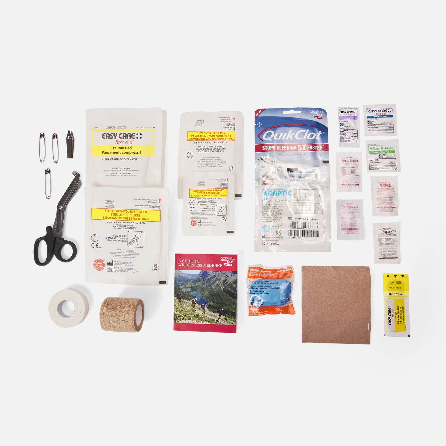 HSA Eligible Adventure Medical Kits MOLLE Bag Trauma Kit 1.0 Black